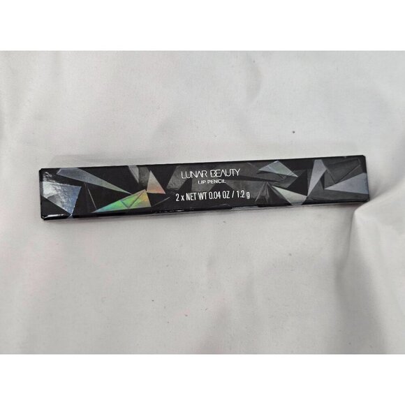 Lunar Beauty Lip Pencil Duo Set in Doodle Blushing Red Lip Nude Lip Beauty NIB - Picture 5 of 5